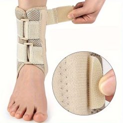Breathable Ankle Support Brace with Compression Straps